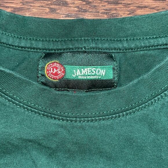 Official John Jameson & Sons Green Whiskey Drinkers worn used T Shirt - Picture 3 of 3